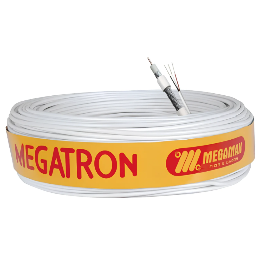 Cabo Coaxial Série 59 + Tripolar Megatron